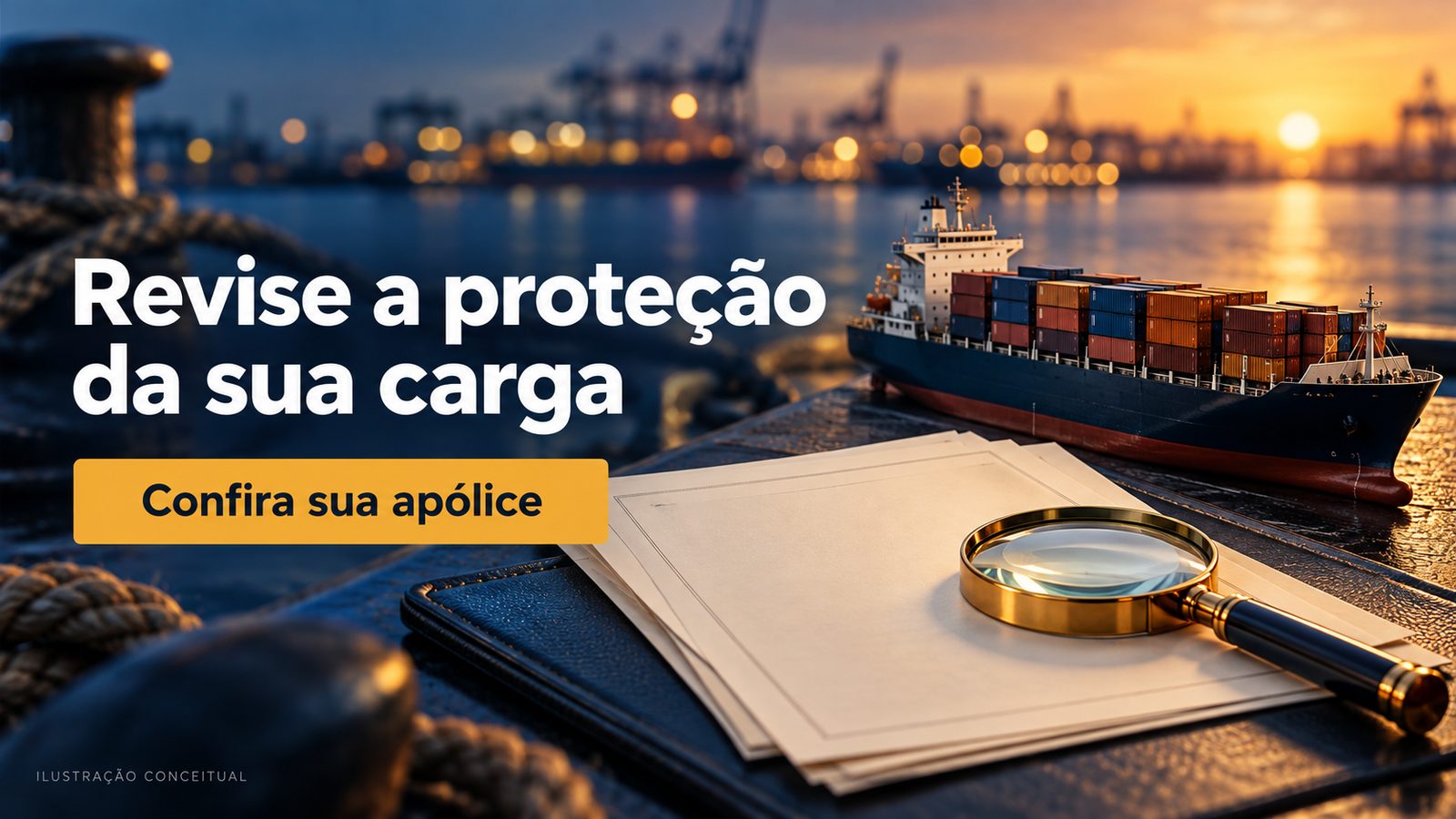 Revise a proteção da sua carga. Confira sua apólice