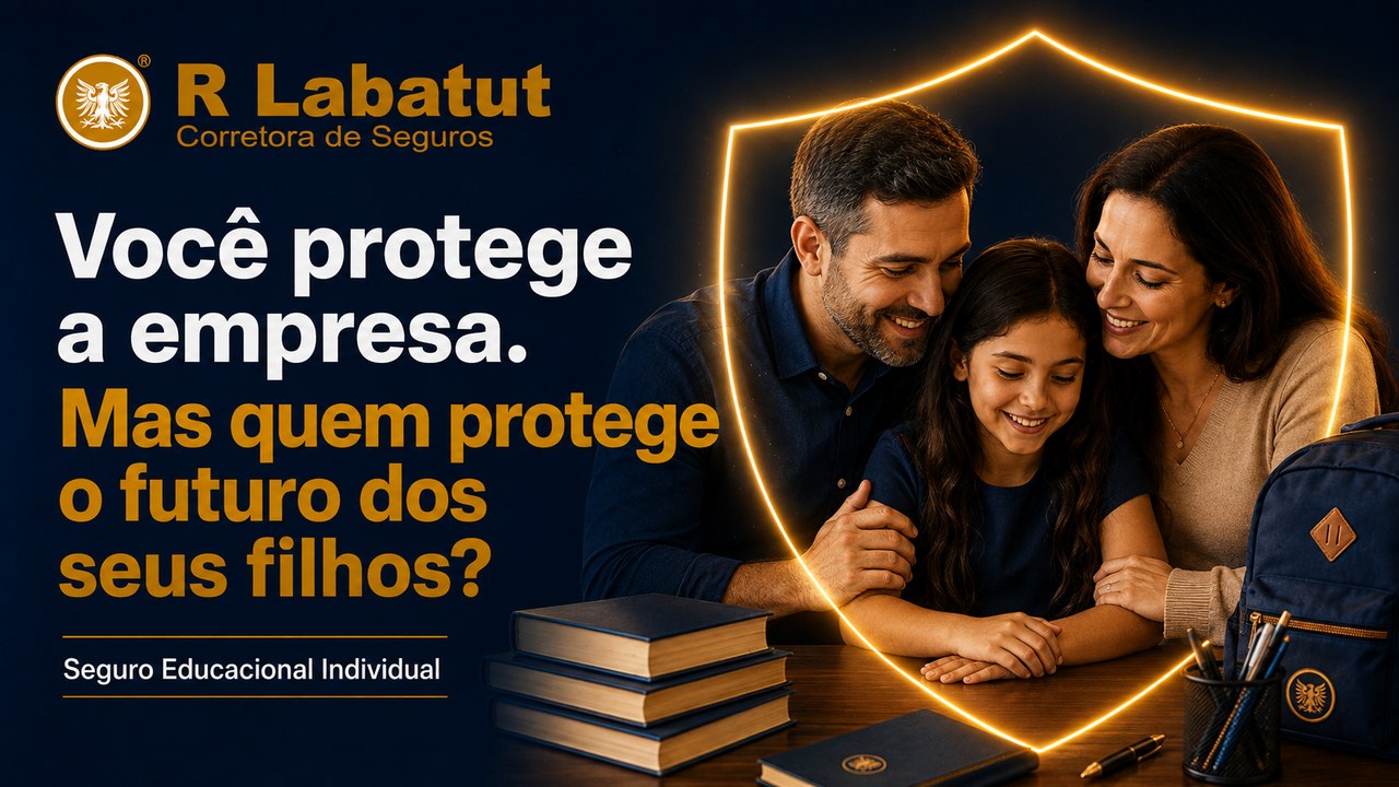 Seguro Educacional Individual para proteção da continuidade dos estudos dos filhos